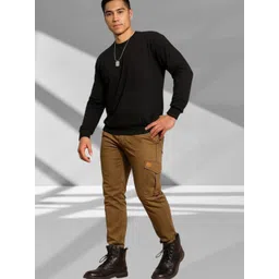 Kotty Round Neck Long Sleeves Cotton Pullover-picture-18