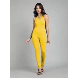 Kotty Women Halter Neck Basic Jumpsuit-picture-13