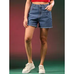 Kotty Women High-Rise Denim Shorts-picture-20