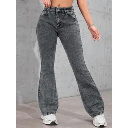 Kotty Women Jean Bootcut High-Rise Heavy Fade Stretchable Jeans-picture-35