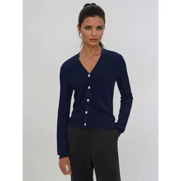 Kotty Women Ribbed Cotton Cardigan-picture-30