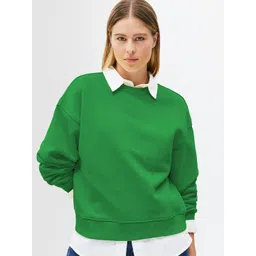 Kotty Women Round Neck Pullover Sweatshirt-picture-30