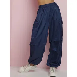 Kotty Women Solid Relaxed Mid-Rise Regular Fit Regular Trousers-picture-26