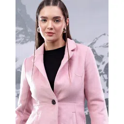 kotty Women Solid Single Breasted Casual Blazer-picture-26