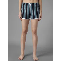 Kotty Women Striped Slim Fit Low-Rise Running Hot Pants with Technology Shorts-picture-27