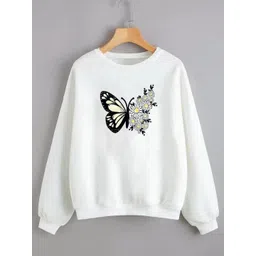 Kotty Women White Printed Sweatshirt-picture-15