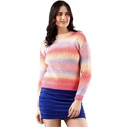 kotty Women's Bold and Vibrant Sweater Collection – Perfect for Making a Fashion Statement(Multicolored,XS)-picture-12