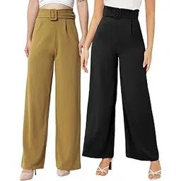 kotty Women's Regular Casual Pants-picture-17