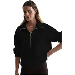KOTTY Women's Solid Daintree Stylish Sweatshirt-picture-11