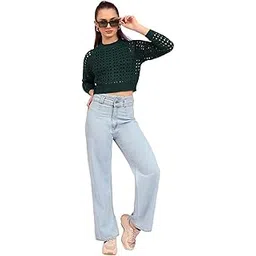 kotty Women's Stylish Argyle Knit Sweater for Winter Fashion and Layering Looks-picture-17