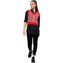 kotty Women's Trendy Sleeveless Sweater Vests – Perfect for Layering and Smart-Casual Outfits(Multicolored,M)-picture-13