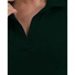 kotty Women's Solid Regular Fit Fashion Vest image 3