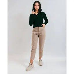 kotty Women's Solid Regular Fit Fashion Vest image 1