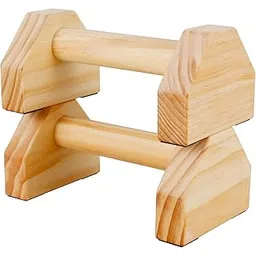 kouisyy 1 Pair Wooden Push up Bars, Push up Bracket, Push-Up Frame with Ergonomical Handle, Pushup Stands, Non-slip Base Home Workout Equipment, Push up Bracket Board Parallettes for Indoor Fitness Training-picture-21