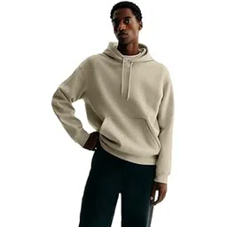 koverify Cotton Plain Hooded Neck Oversized Hoodie for Men-picture-25