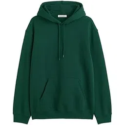 Koverify Plain Solid Relaxed Fit Hoodie for Men | Loose Oversized Hoodies for Men | Unisex Hoodies-picture-18