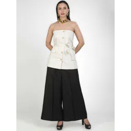 KOVET Tube Top & Wide Leg Trousers Co-Ord Set-picture-23