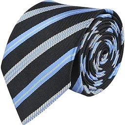 kovove Kavove The Sharp Striped Black Necktie For Men-picture-52