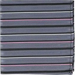 kovove The Striped Desire Grey Pocket Square For Men-picture-29
