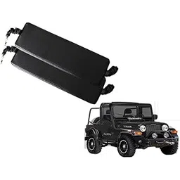 Kozdiko Black Color Seat Gap Filler Set of 2 Pcs ForMahindra Thar-picture-18