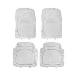 Kozdiko 4 Pcs 6204 PVC &a; Rubber Clear Car Foot Mat Set for Volkswagen GTI Polo-picture-10