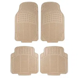 Kozdiko 4 Pcs Rubber Beige Car Simple Foot Mat Set for Maruti Suzuki S-Presso-picture-28