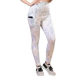 kp designer High-Waisted Yoga Leggings with Phone Pocket, Gym Wortout Pant, Track Pant, Smoke Print Pattern-picture-26
