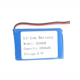 KP 3.7 V DC 1050 mAh Lithium Polymer Rechargeable Battery, KP-423450-image-7