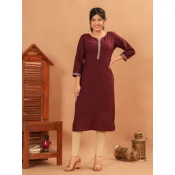 KPF Women Solid Casual Straight Kurta-picture-15