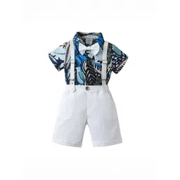 KPOP Boys Printed Shirt with Shorts-picture-37