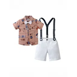 KPOP Boys Printed Shirt with Shorts-picture-39