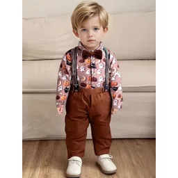 KPOP Boys Printed Shirt with Trousers-picture-55