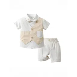 KPOP Boys Striped Shirt with Shorts-picture-44