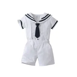 KPOP Boys Striped Shirt with Shorts-picture-34