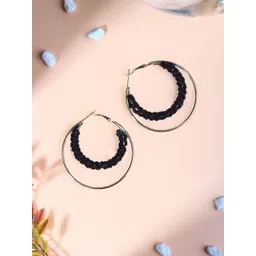 KPOP Contemporary Hoop Earrings image 1