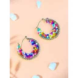 KPOP Gold-Plated Contemporary Hoop Earrings-picture-16
