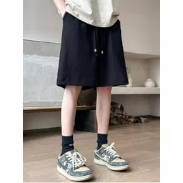 KPOP Men Relaxed Fit Cotton Shorts image 5