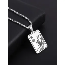 KPOP Men Silver-Plated Stainless Steel Necklace-picture-15