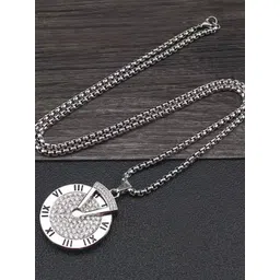KPOP Men Silver-Plated Stainless Steel Necklace-picture-13