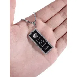 KPOP Men Silver-Plated Stainless Steel Necklace-picture-18