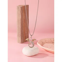 KPOP Men Stainless Steel Silver-Plated Circular Pendant With Chain-picture-30