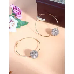 KPOP Rhodium-Plated Contemporary Cubic Zirconia Drop Earrings-picture-11