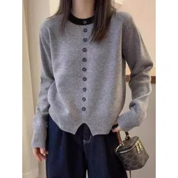 KPOP Women Cotton Round Neck Long Sleeves Pullover Sweaters-picture-23