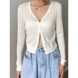 KPOP Women Crop Cardigan-picture-38