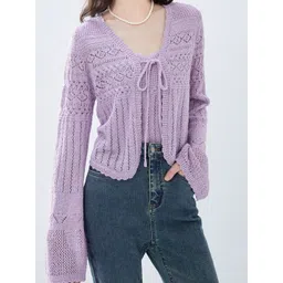 KPOP Women Crop Cardigan-picture-34