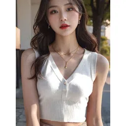 KPOP Women Crop Pullover Sweater-picture-33