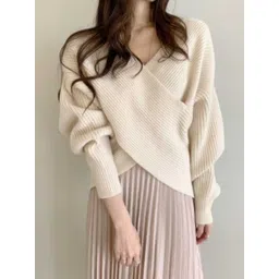 KPOP Women Ribbed Crop Pullover-picture-39