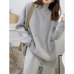 KPOP Women Ribbed Pullover-picture-13