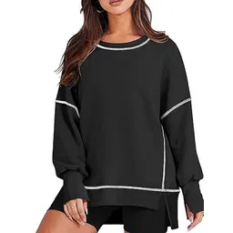 KPOP Women Round Neck Long Sleeves Sweatshirt-picture-33