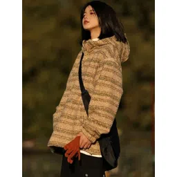 KPOP Women Striped Open Front Jacket-picture-35